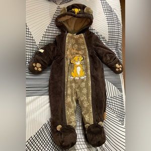 Lion King Baby Winter Bunting Suit
